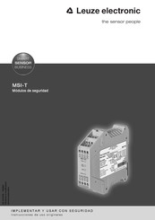 Leuze electronic MSI-T Instrucciones De Uso