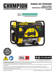Champion Global Power Equipment 100628 Manual Del Operador