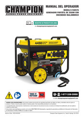 Champion Global Power Equipment 100576 Manual Del Operador