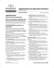 sunjoe HJ22HTE Manual Del Operador