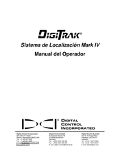 Digital Control DigiTrak Mark IV Manual Del Operador