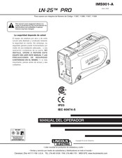 Lincoln Electric LN-25 PRO DUAL POWER Manual Del Operador