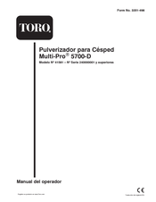 Toro Multi-Pro 5700-D Manual Del Operador