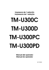 Epson TM-U300C Manual Del Operador