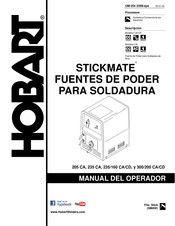 Hobart STICKMATE 300/200 CA/CD Manual Del Operador