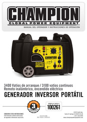 Champion 100261 Manual Del Operador