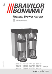 BRAVILOR BONAMAT GTBSL-003 Manual Del Operador