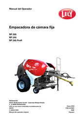 LELY RP 245 Prof Manual Del Operador