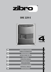 Toyotomi Zibro SRE 229 E Instrucciones De Uso