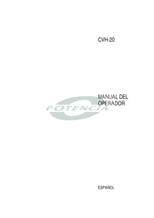Ausa CVH-20 Manual Del Operador
