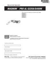 Lincoln Electric MAGNUM PRO AL G450W Manual Del Operador
