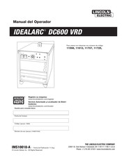 Lincoln Electric 11613 Manual Del Operador