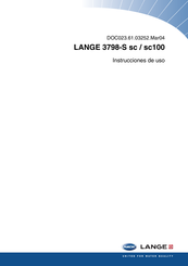 LANGE 3798-S sc Instrucciones De Uso