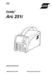 ESAB Caddy Arc 251i Instrucciones De Uso