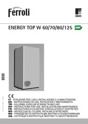 Ferroli ENERGY TOP W 60 Instrucciones De Uso