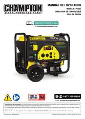Champion 76533 Manual Del Operador