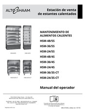 Alto-Shaam HSM-48/4S Manual Del Operador