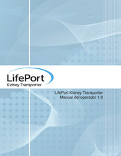 LifePort Kidney Transporter Manual Del Operador