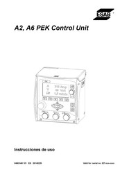 ESAB A2 Instrucciones De Uso