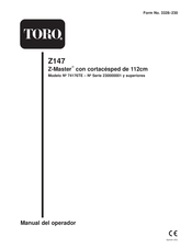 Toro Z-Master Z147 Manual Del Operador
