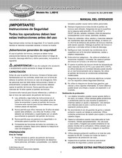 sunjoe LJ601E Manual Del Operador