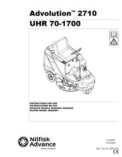 Nilfisk-Advance UHR 70-1700 Instrucciones De Uso