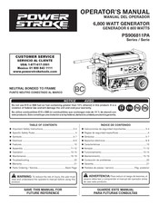 PowerStroke PS906811PA Serie Manual Del Operador
