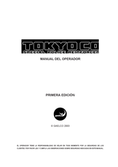 GAELCO TOKYOCOP MOTION Manual Del Operador