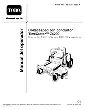 Toro 74380 Manual Del Operador