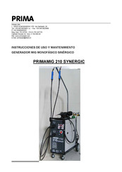 Prima PRIMAMIG 210 SYNERGIC Instrucciones De Uso Y Mantenimiento