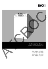 Baxi EuroCondens SGB 610 E Instrucciones De Uso