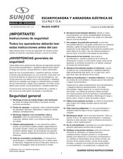 Sun joe AJ801E Manual Del Operador