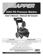 Snapper 2650 PSI Instrucciones De Uso