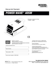 Lincoln Electric POWER WAVE Manual Del Operador