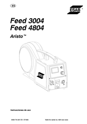 Esab Aristo Feed 3004 Instrucciones De Uso