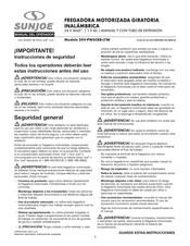 Sun joe 24V-PWSCRB-LTW Manual Del Operador
