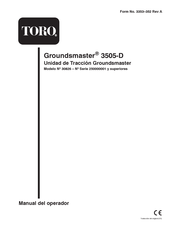 Toro Groundsmaster 3505-D Manual Del Operador