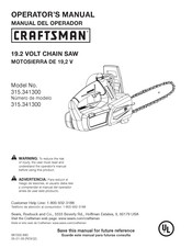 Craftsman 315.341300 Manual Del Operador