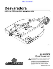 Land Pride RCR1242 Manual Del Operador
