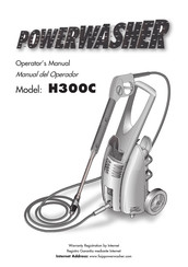 PowerWasher H300C Manual Del Operador
