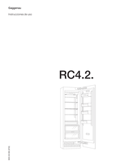 Gaggenau RC4.2. Instrucciones De Uso