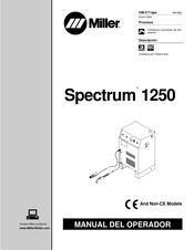 Miller Spectrum 1250 Manual Del Operador