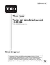 Toro Wheel Horse Manual Del Operador