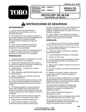 Toro Recycler 55cm Manual Del Operador