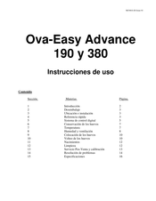 Brinsea Ova-Easy Advance 380 Instrucciones De Uso