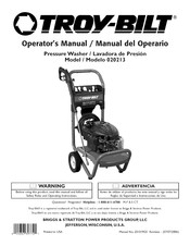 Troy-Bilt 020213 Instrucciones De Uso
