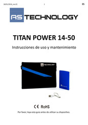 AS Technology TITAN POWER 14 Instrucciones De Uso