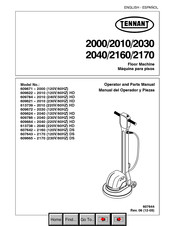 Tennant 2010 Manual Del Operador