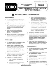 Toro Recycler 55cm Manual Del Operador