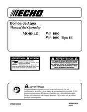 Echo WP-1000 Manual Del Operador